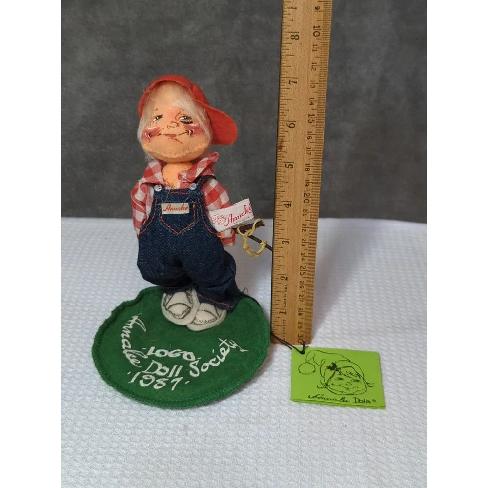 ANNALEE BUNNY RABBIT Artist Paint palette Raincoat kid Clown Slingshot boy lot
